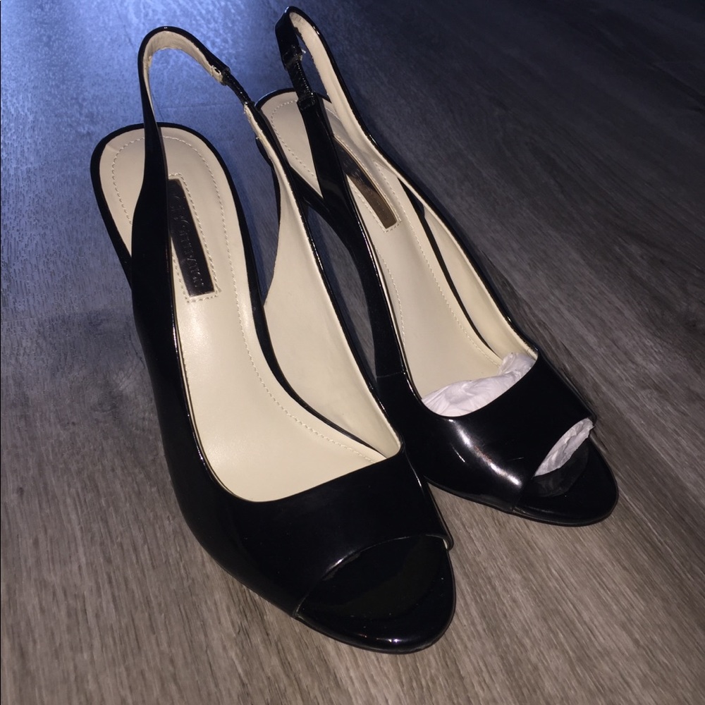 BCBGeneration Carly Black size 7 heels NWT